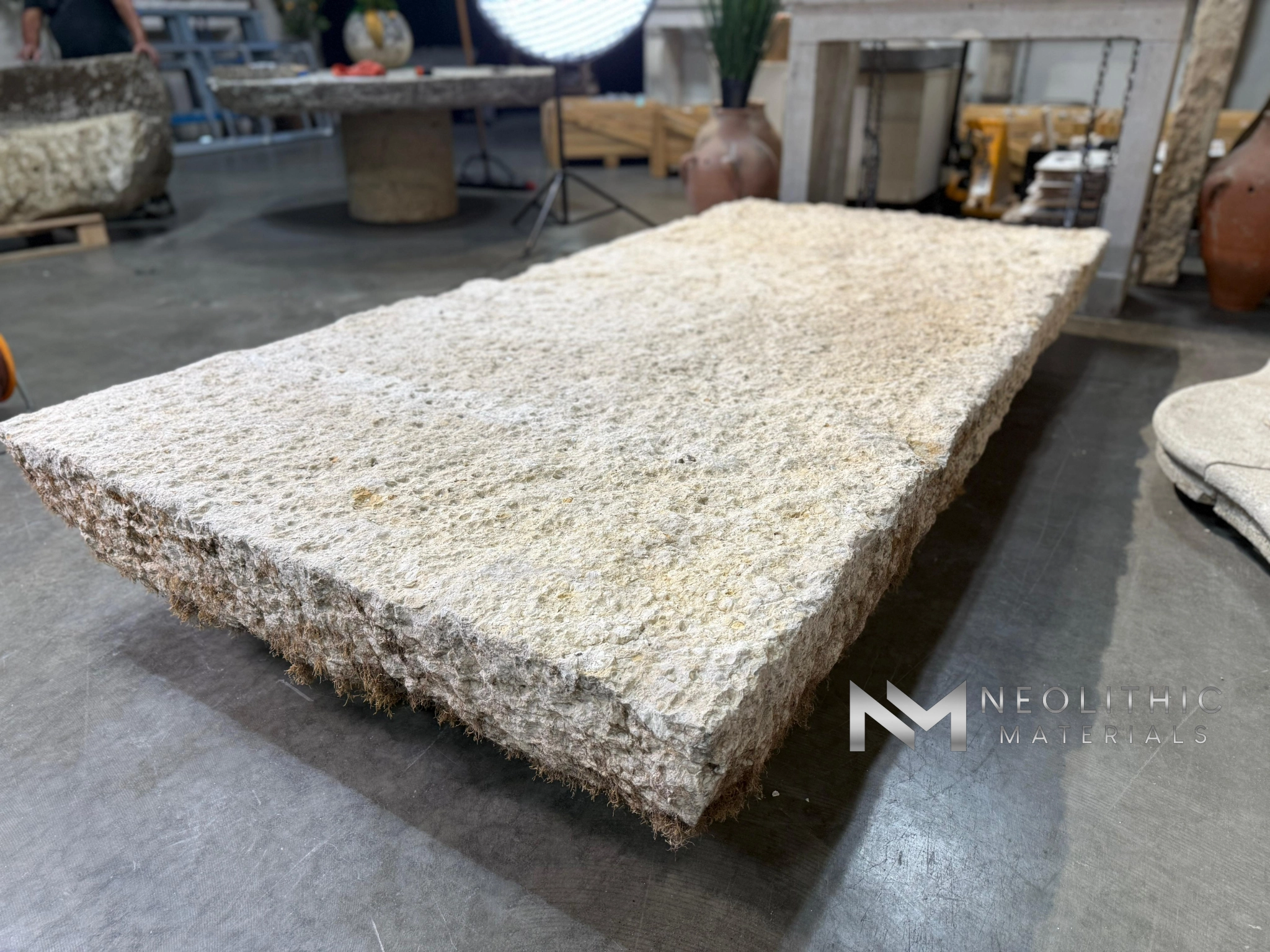 French Antique Limestone Slab - Image 5